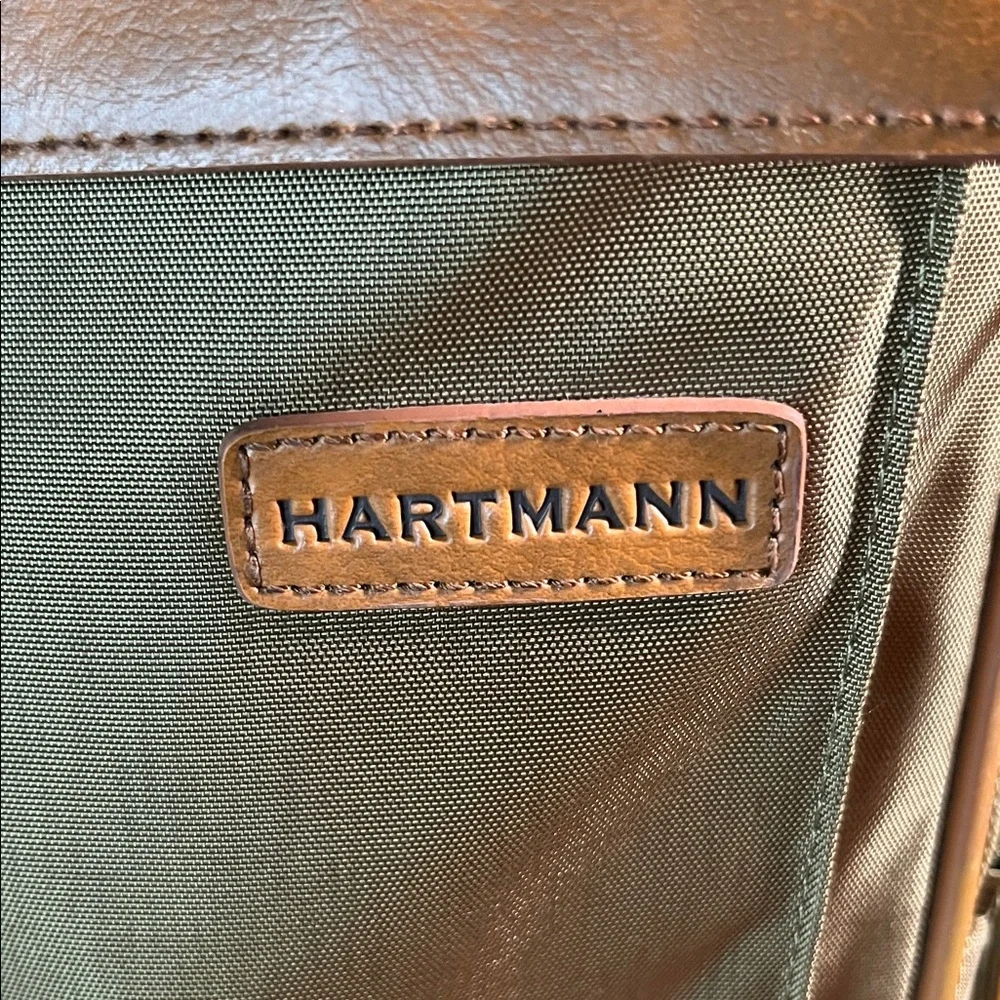 Hartmann Olive and Tan Men's Messenger Bag